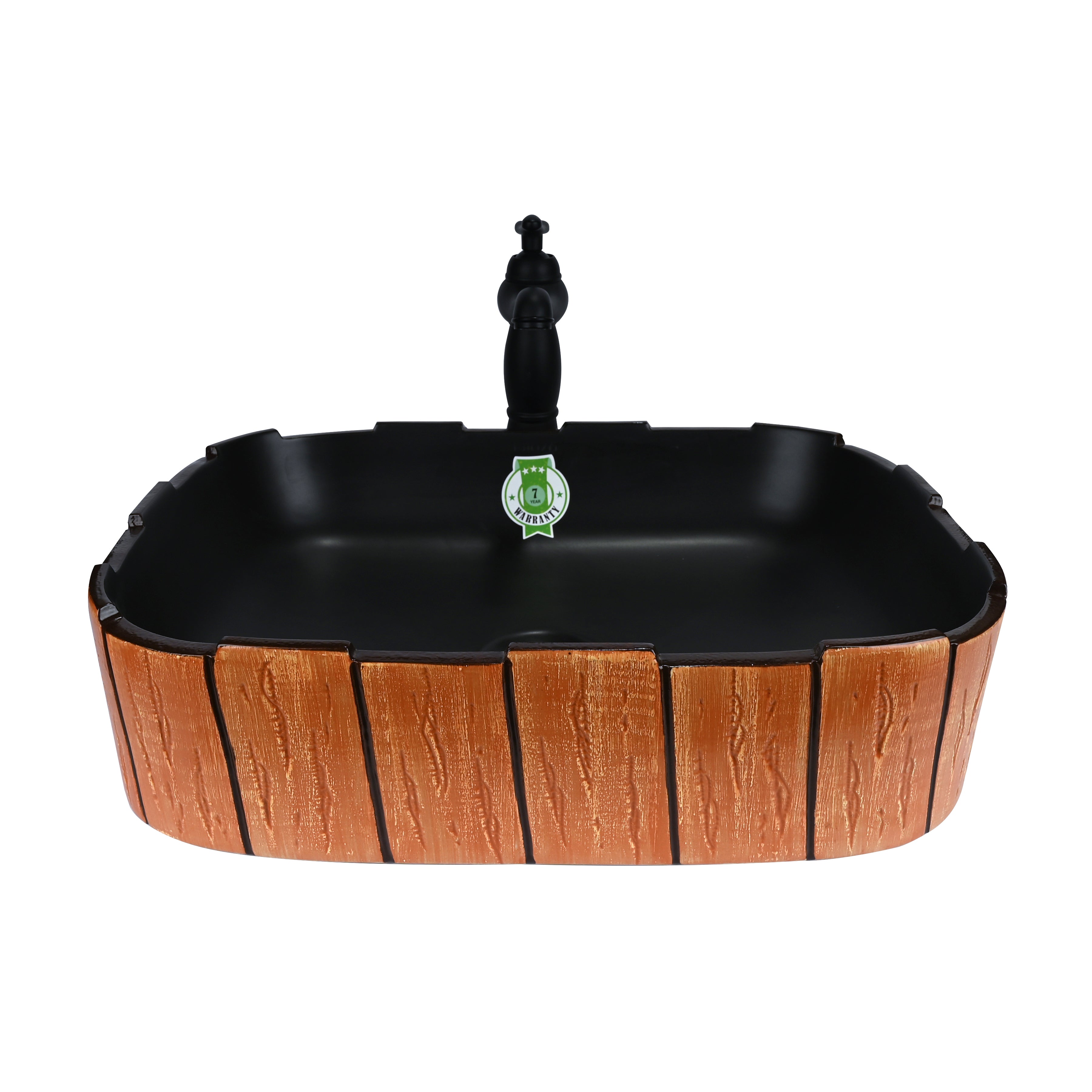 Frozo Table Top Premium Designer Ceramic Structure Based Wash Basin(101) Fbrez-101 Table Top Basin (Multicolor)