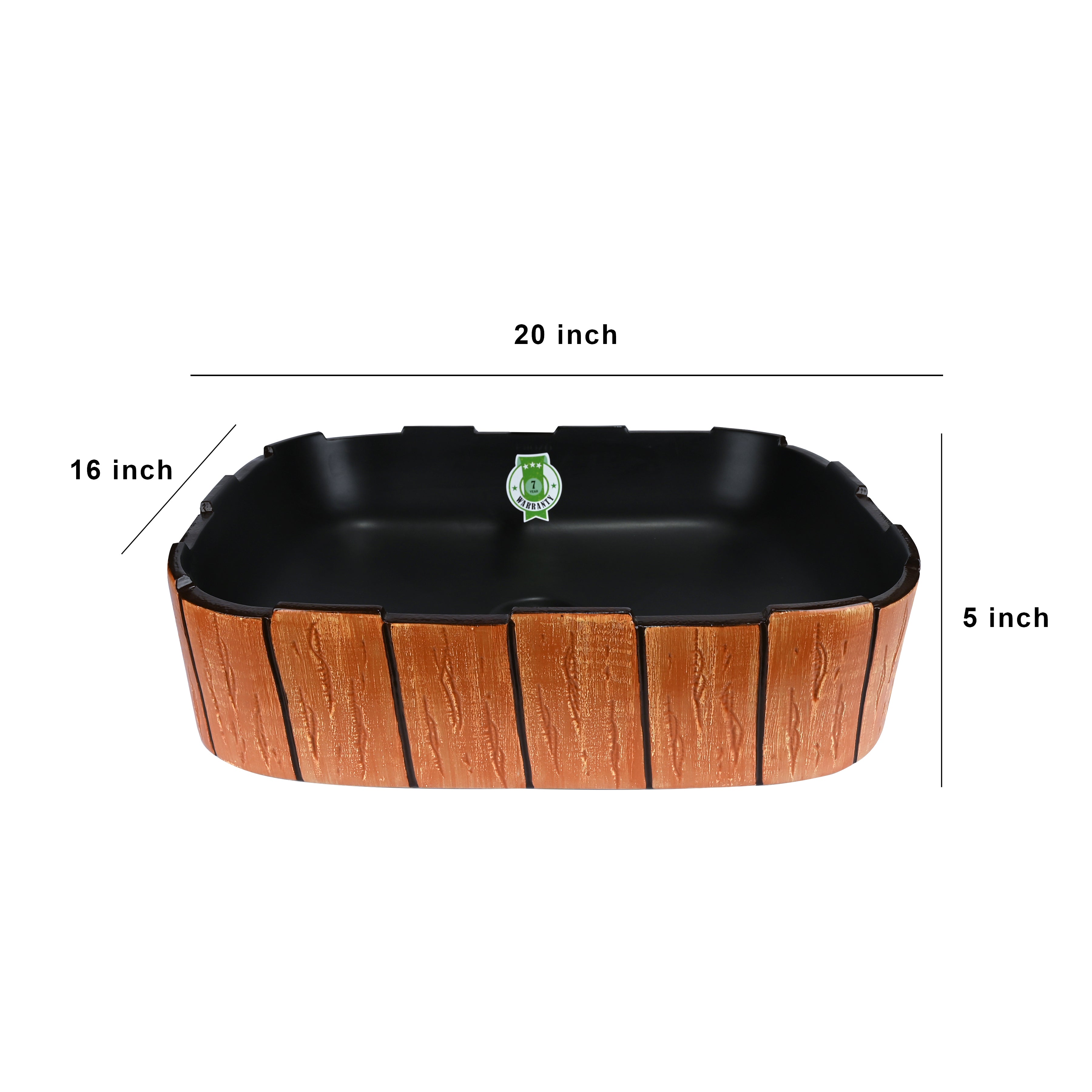 Frozo Table Top Premium Designer Ceramic Structure Based Wash Basin(101) Fbrez-101 Table Top Basin (Multicolor)