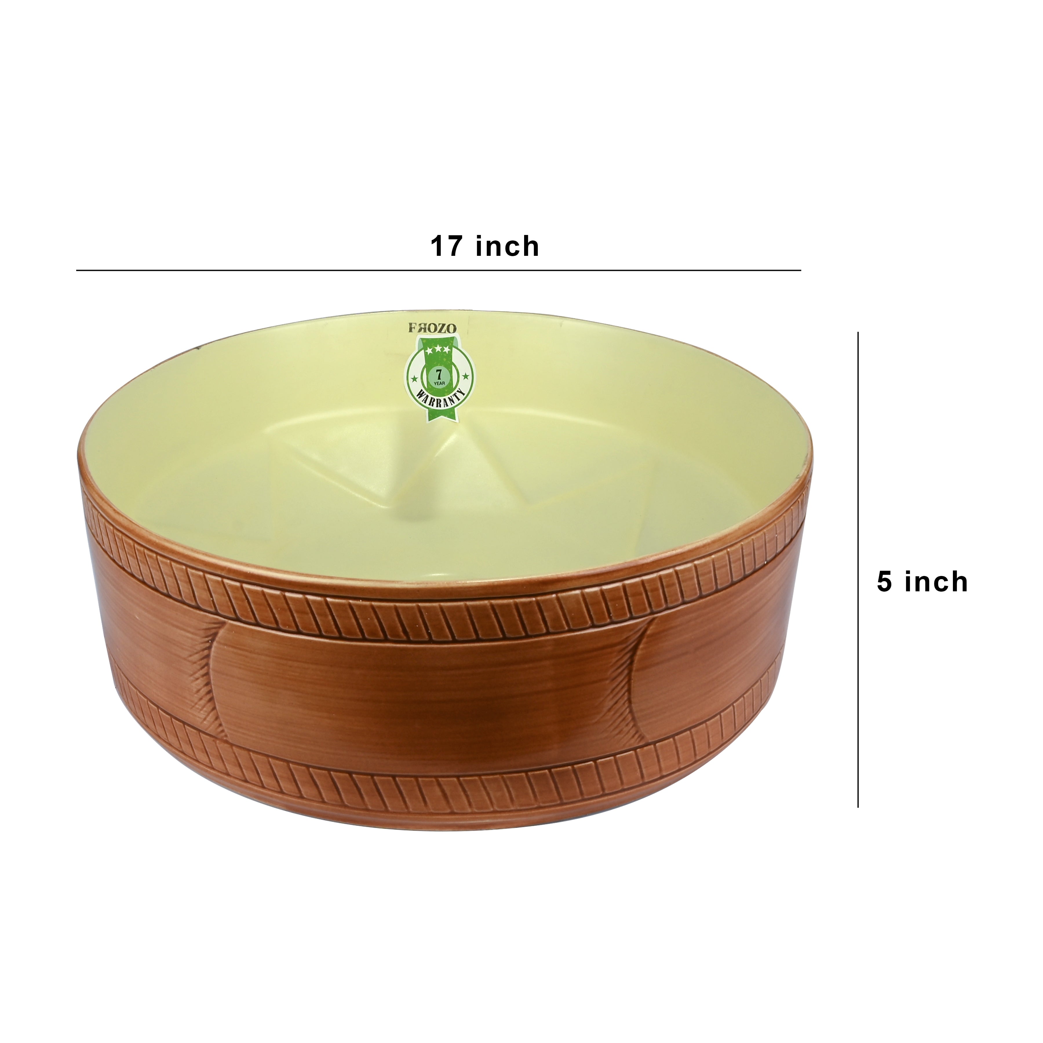 FROZO Table Top Premium Designer Ceramic iVory Wash Basin(102) Forac-102 Table Top Basin (Multicolor)