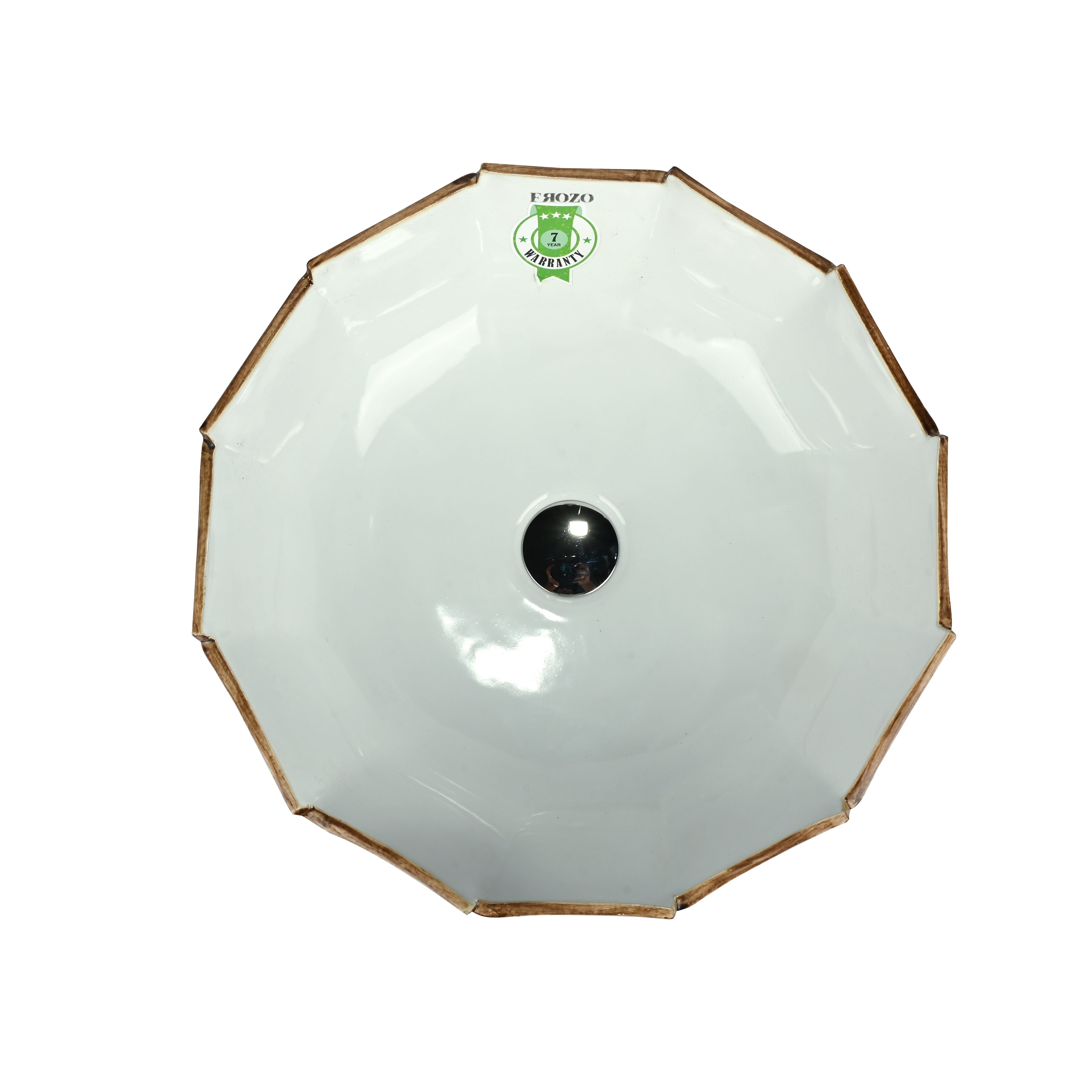 FROZO Table Top Premium Designer Ceramic Wash Basin(103) Flot-103 Table Top Basin (Multicolor)