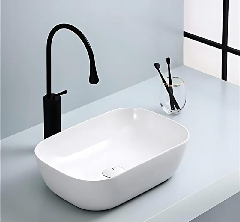 Delta Table Top Wash Basin(White) (18*13*5)(White)