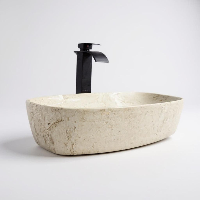 DELTA Premium Designer Ceramic Wash basin Finish (M95) (24x15x5) Table Top Basin (Multicolor)