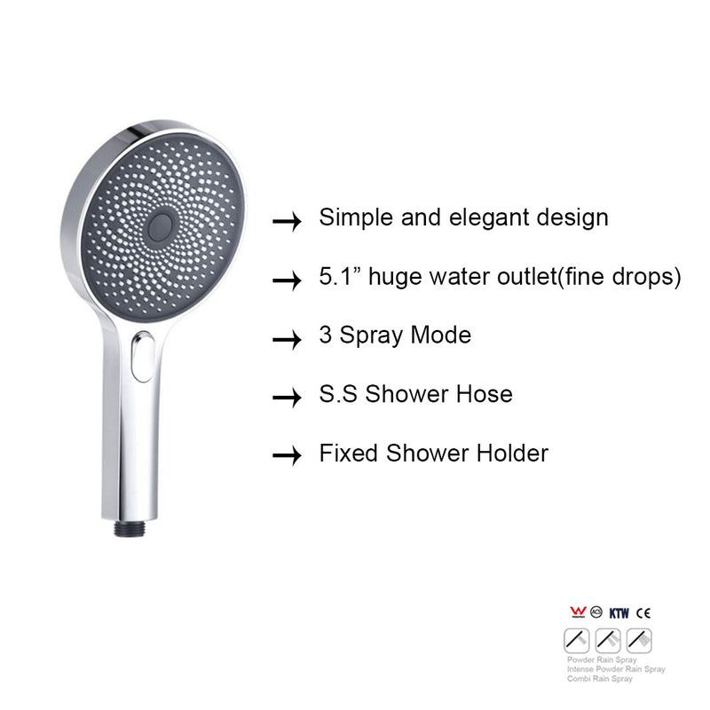 DELTA Imported Galaxy Chrome Hand Shower (This Shower Needs 2 bar Water Pressure) Shower Head