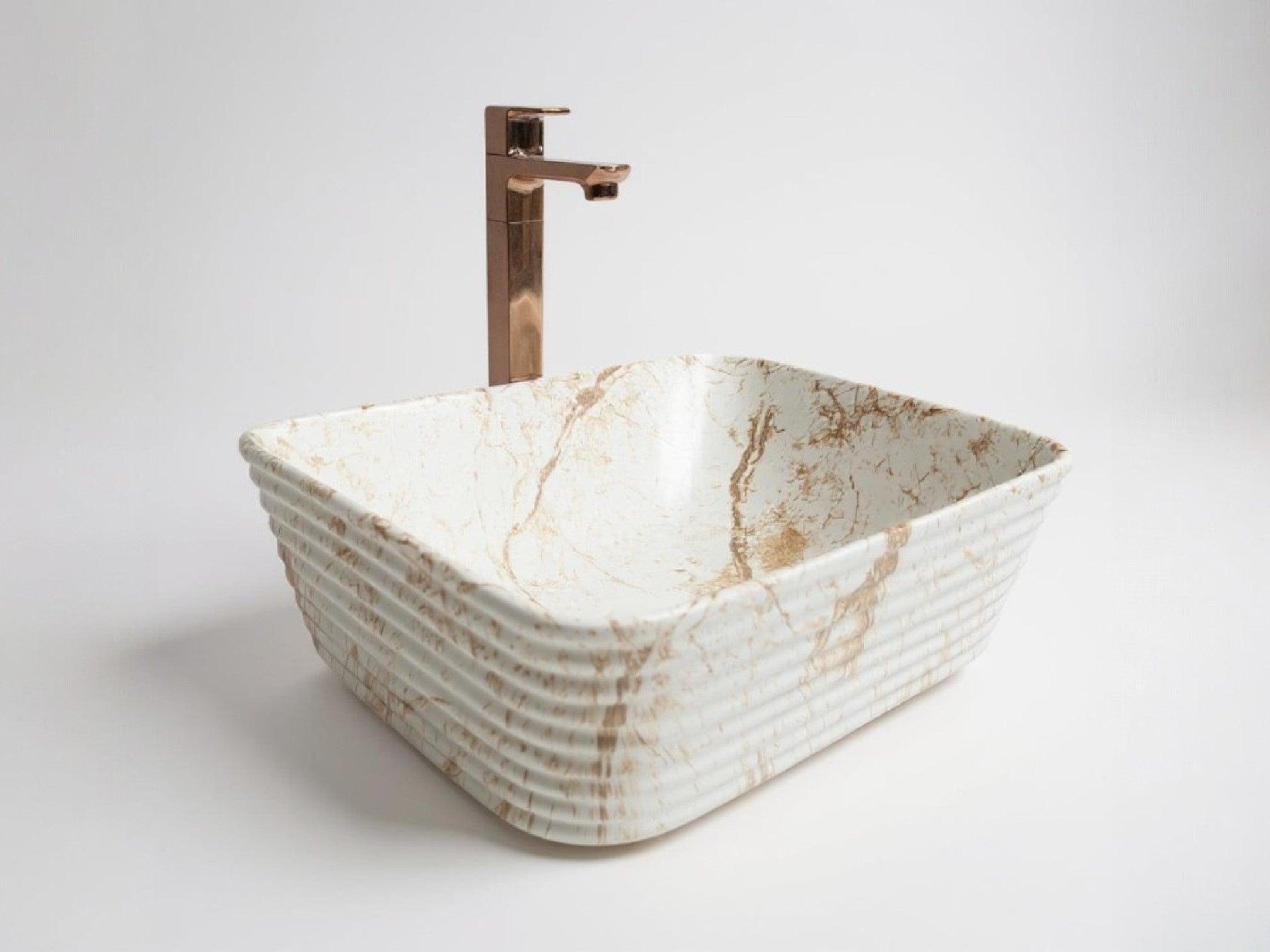 DELTA Premium Designer Ceramic Wash basin Matt Finish (M10-Matt) (20x15x5)(M10-Matt) Table Top Basin (Multicolor)