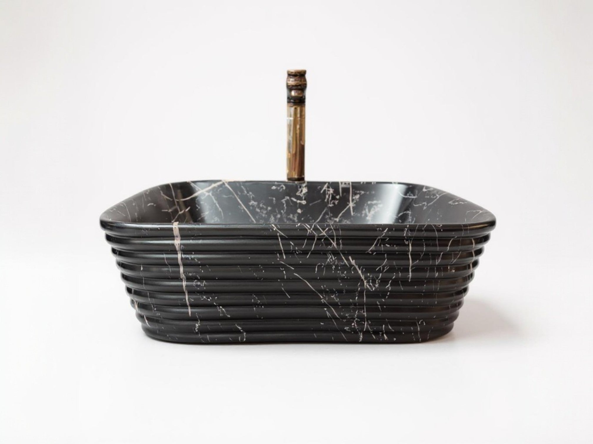 Delta Premium Designer Ceramic Wash basin Matt Finish (M25(RG)-Matt) (20x15x5)(M25(RG)-Matt) Table Top Basin (Multicolor)