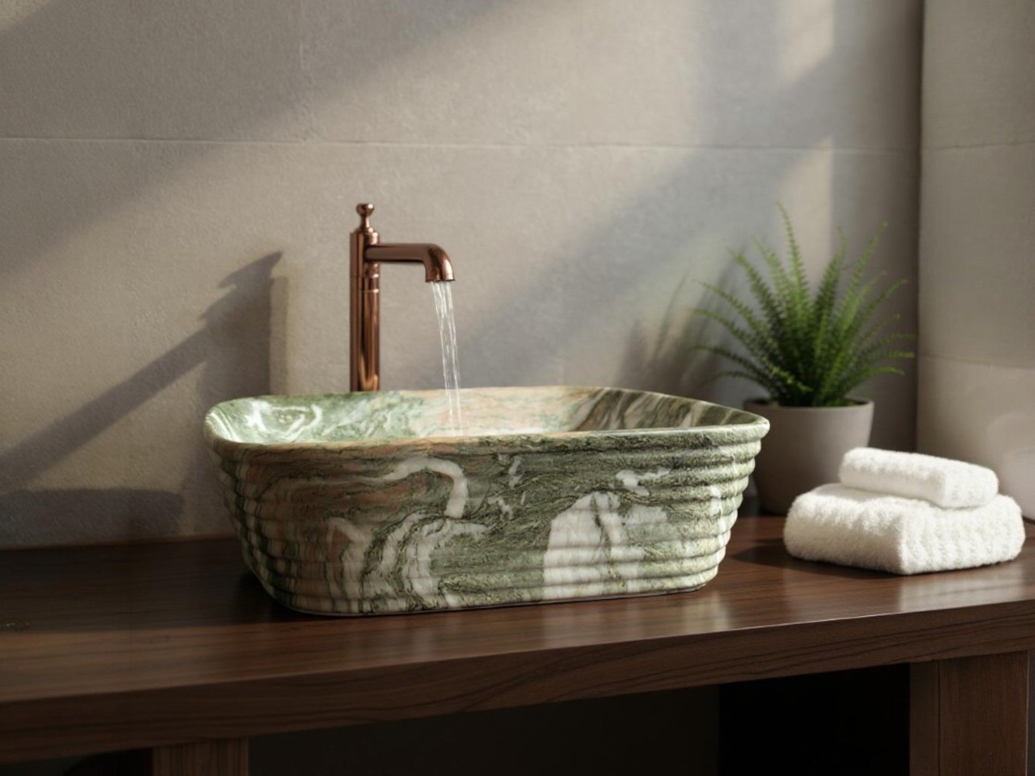 Delta Premium Designer Ceramic Wash basin Matt Finish Bruno (M75-Matt) (20x15x5)(M75-Matt) Table Top Basin (Multicolor)