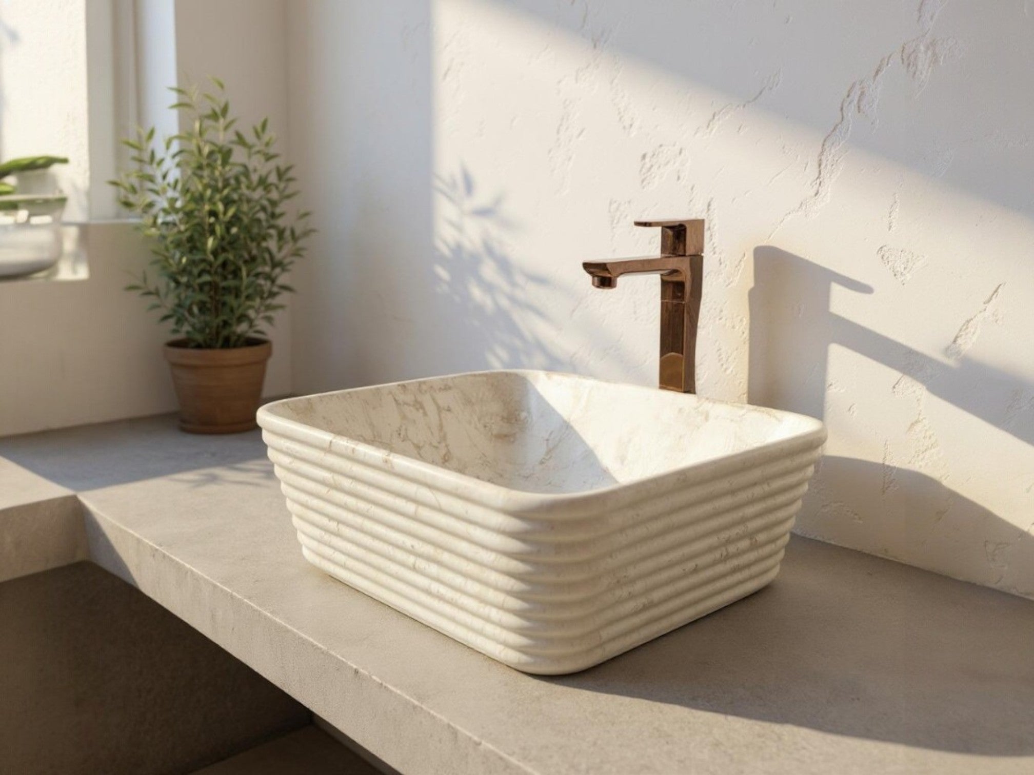 Delta Premium Designer Ceramic Wash basin Matt Finish (M95-Matt) (20x15x5)(M95-Matt) Table Top Basin (Multicolor)