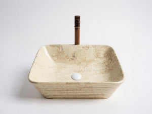 Delta Premium Designer Ceramic Wash basin Matt Finish (M95-Matt) (20x15x5)(M95-Matt) Table Top Basin (Multicolor)