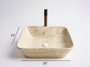 Delta Premium Designer Ceramic Wash basin Matt Finish (M95-Matt) (20x15x5)(M95-Matt) Table Top Basin (Multicolor)
