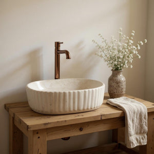 DELTA Premium Designer Ceramic Wash basin Matt Finish (M95-Matt) (19.5x13x5)(M95-Matt) Table Top Basin (Multicolor)