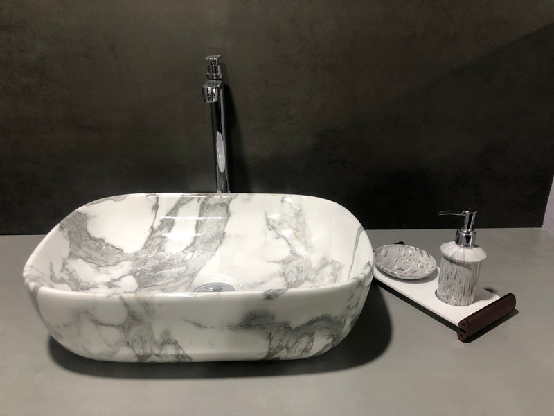 DELTA Premium Marble Designer Ceramic Wash Basin(M60)