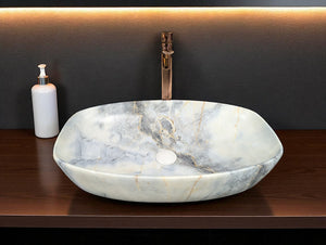 DELTA Premium Designer Ceramic Wash basin Finish (M49) (24x15x5)(M49) Table Top Basin (Multicolor) (Copy)