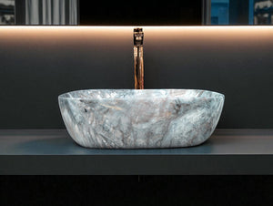 Delta Premium Designer Ceramic Wash Basin(0016) (18x13x5)(0016) Table Top Basin