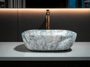 Delta Premium Designer Ceramic Wash Basin(0016) (18x13x5)(0016) Table Top Basin
