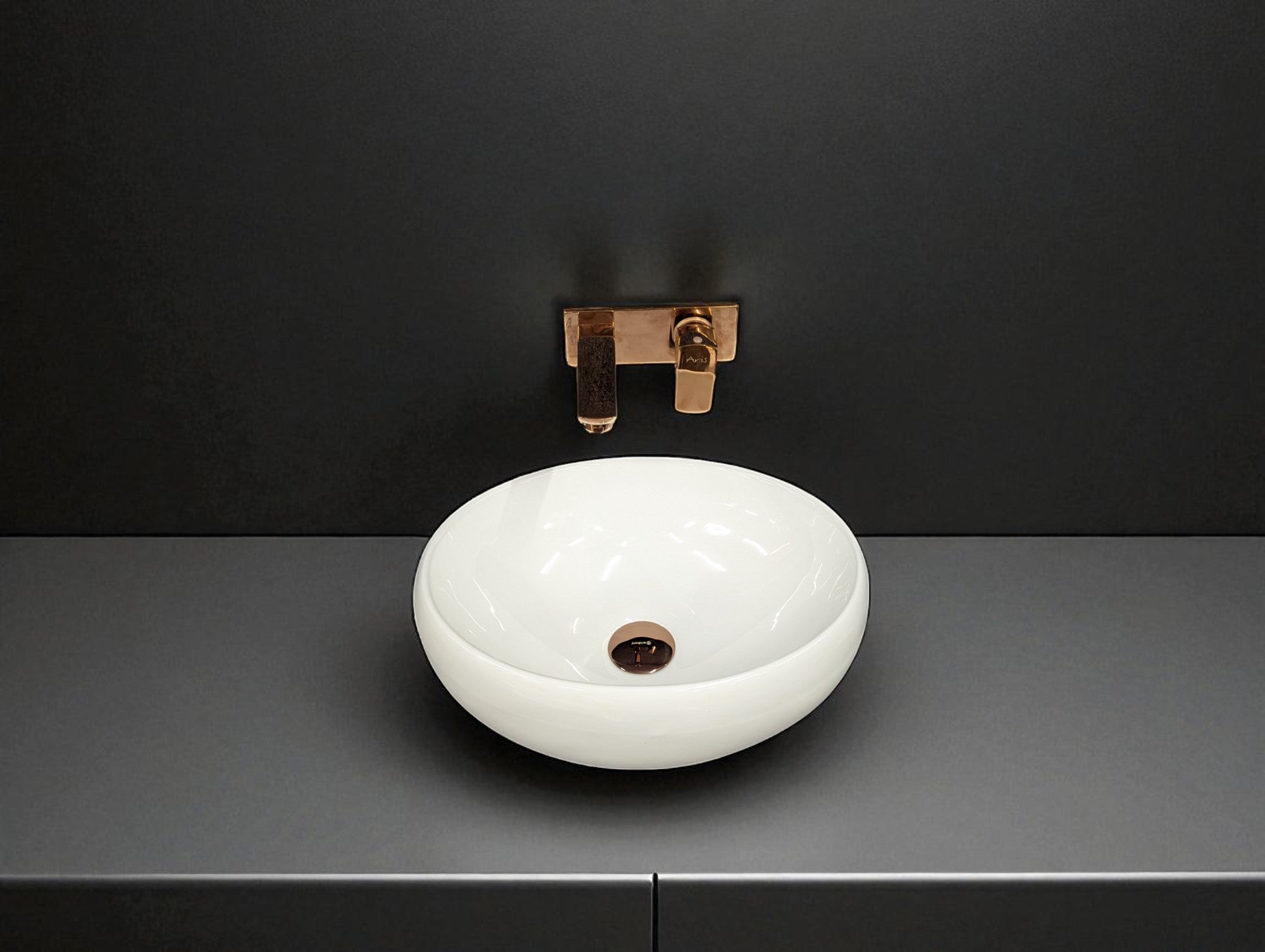 Delta Premium White Table Top Designer Wash Basin(White) (16*12*5)(UPD-White)