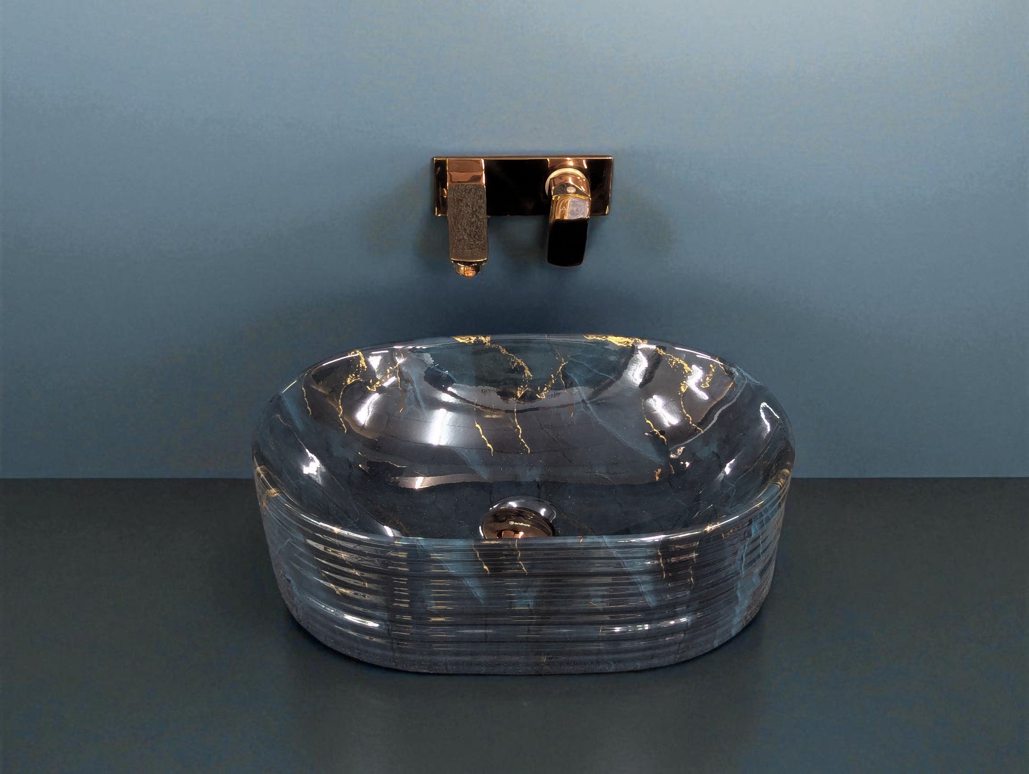 DELTA Premium Designer Ceramic Wash basin Matt Finish (M78) (19.5x13x5)(M78) Table Top Basin (Multicolor)