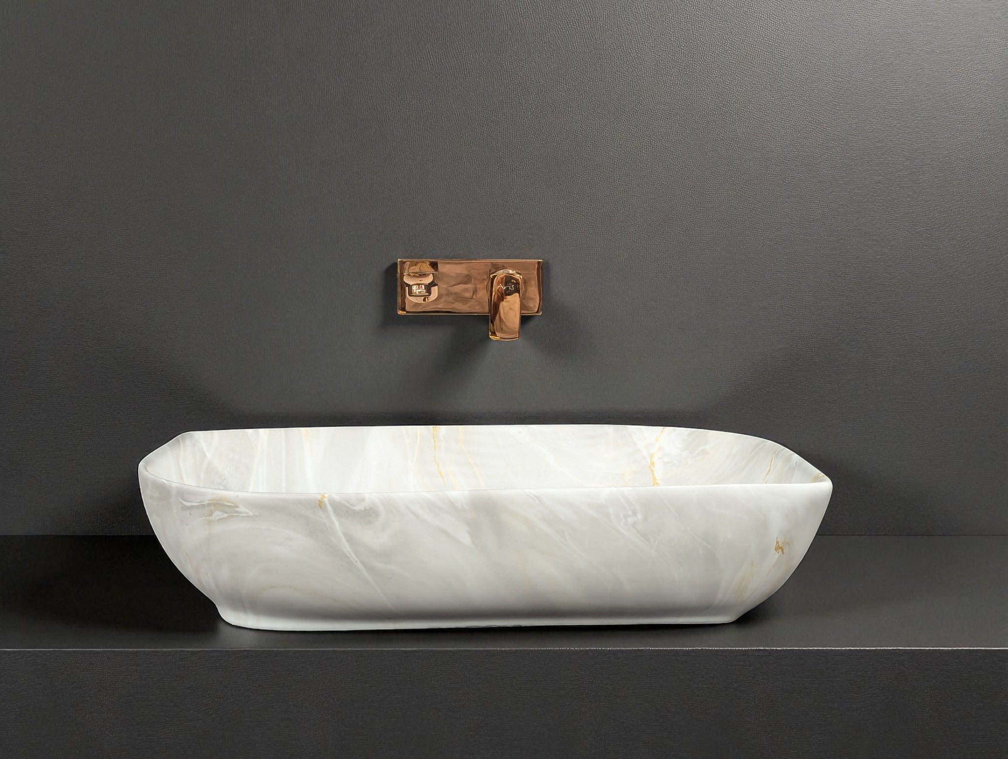 DELTA Premium Designer Ceramic Wash basin Matt Finish (M70) (22x16x5)(M70) Table Top Basin (Multicolor)