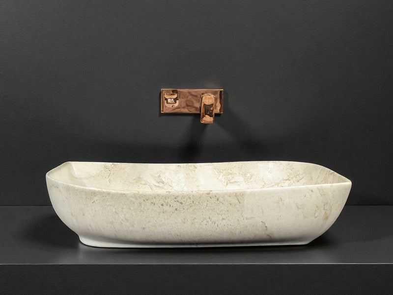DELTA Premium Designer Ceramic Wash basin Matt Finish (M95) (22x16x5)(M70) Table Top Basin (Multicolor) (Copy)