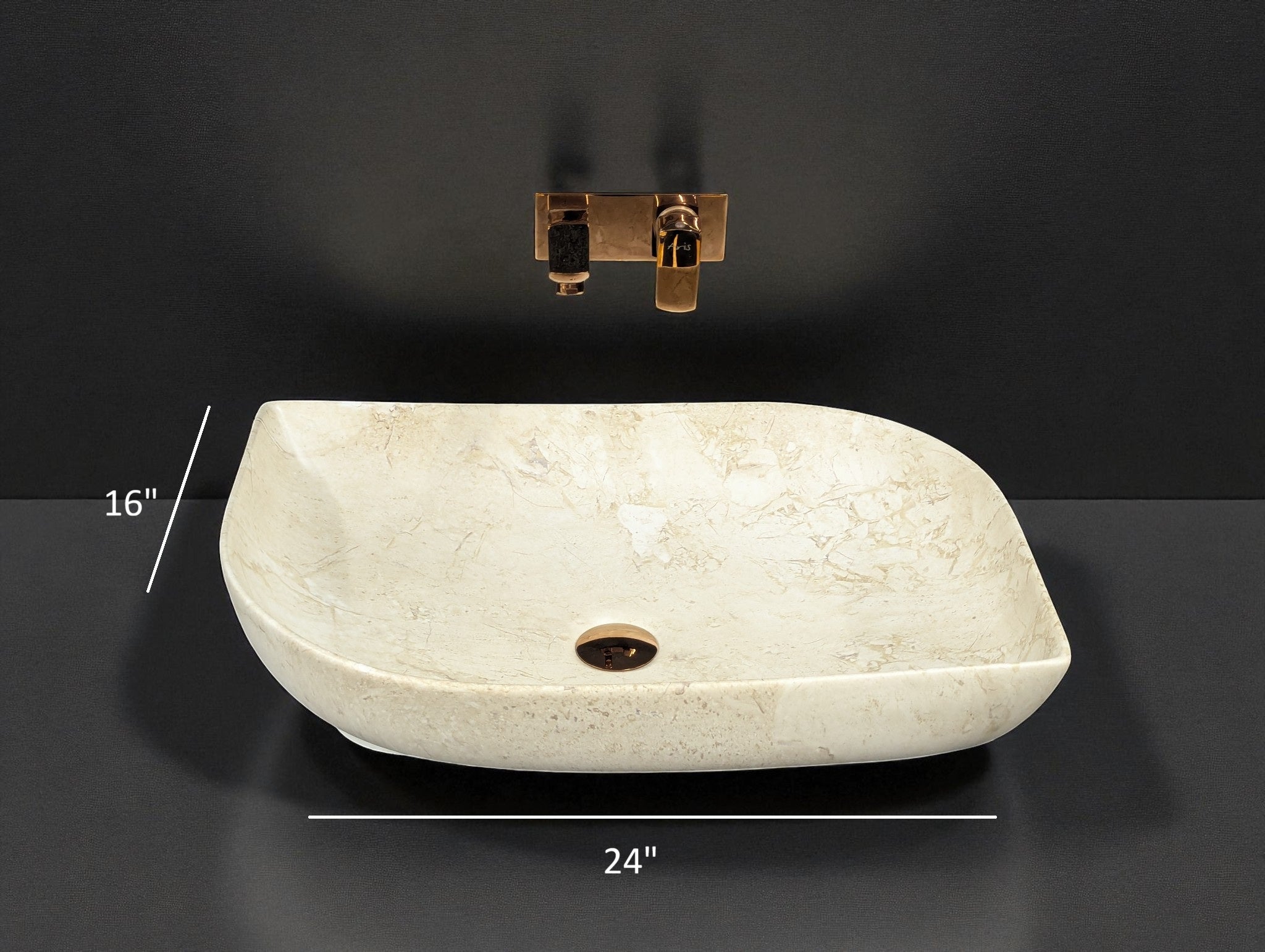 DELTA Premium Designer Ceramic Wash basin Matt Finish (M95) (22x16x5)(M70) Table Top Basin (Multicolor) (Copy)