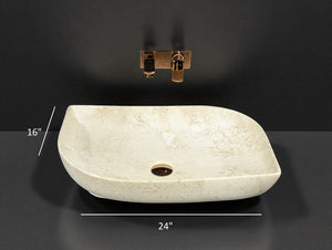 DELTA Premium Designer Ceramic Wash basin Matt Finish (M95) (22x16x5)(M70) Table Top Basin (Multicolor) (Copy)