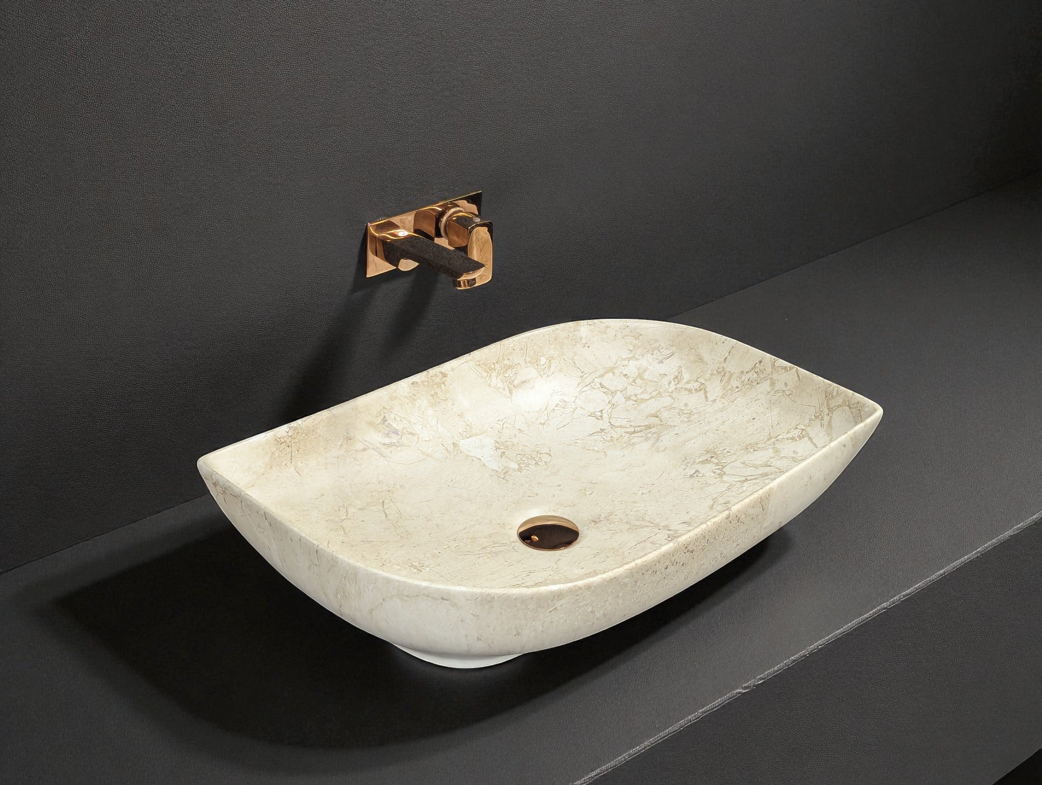 DELTA Premium Designer Ceramic Wash basin Matt Finish (M95) (22x16x5)(M70) Table Top Basin (Multicolor) (Copy)